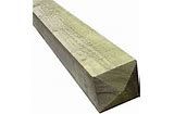 175mm x 175mm (7x7) 4 Way Weathered Sawn Carcassing Timber Post (2.4m) Tanalised | Pressure Treated