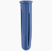 48mm Plastic Wall Plugs -  Blue -  40 Pack